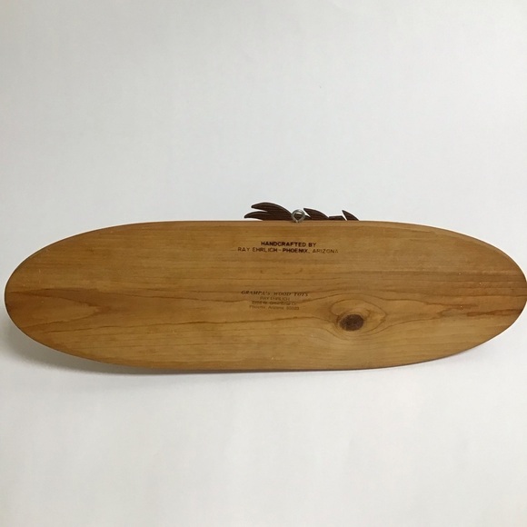 Budweiser Beer Bottle Fish Wall Plaque Wood Handmade Bud Folk Art Bar Decor 80’s - Picture 10 of 16